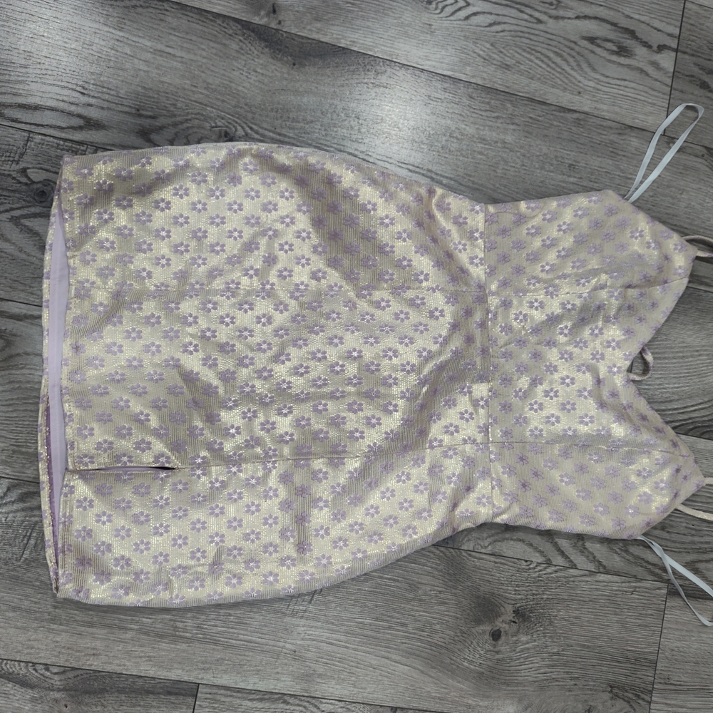 Superdown Lavender Floral Mini Dress